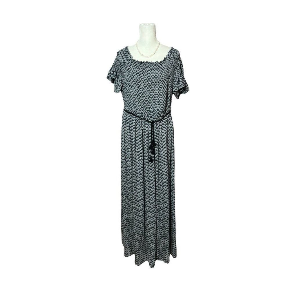 Womens Gray Maxi Gap Maternity Dress Size L